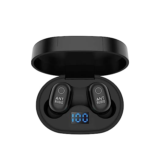 ANT AUDIO Wave Sports 721 Truly Wireless Bluetooth in Ear Earphone with Mic (Black) ANT AUDIO Wave Sports 721 Truly Wireless Bluetooth in Ear Earphone with Mic (Black)